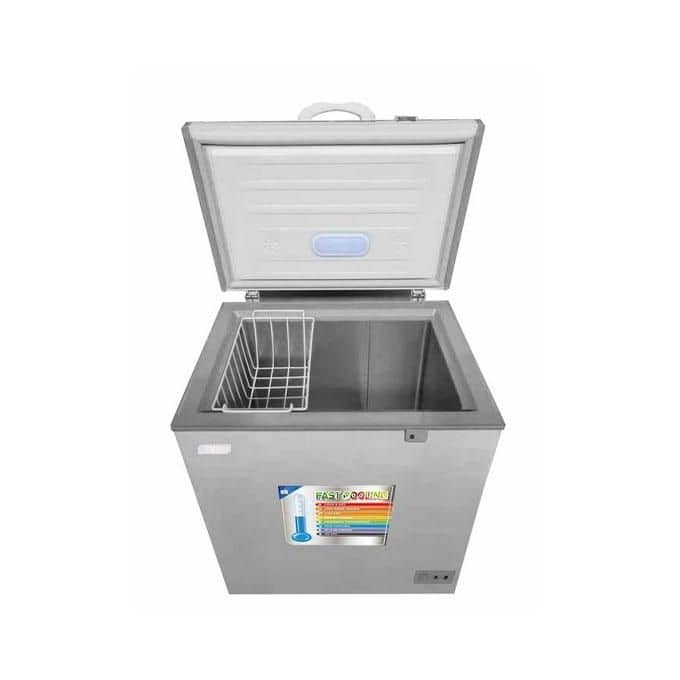 Congélateur SMART TECHNOLOGY horizontal 105 litres gris STCC177H