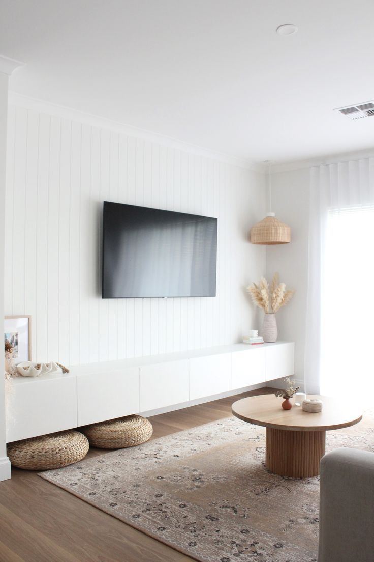 Meuble TV Blanc - 3 Mètres