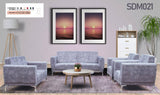 SALON EDEN 7PLACES TISSU&SIMILICUIR COULEUR AU CHOIX SDM021