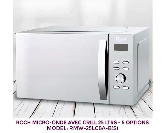 Micro onde ROCH 25 litres gris RMW25LC8ABS
