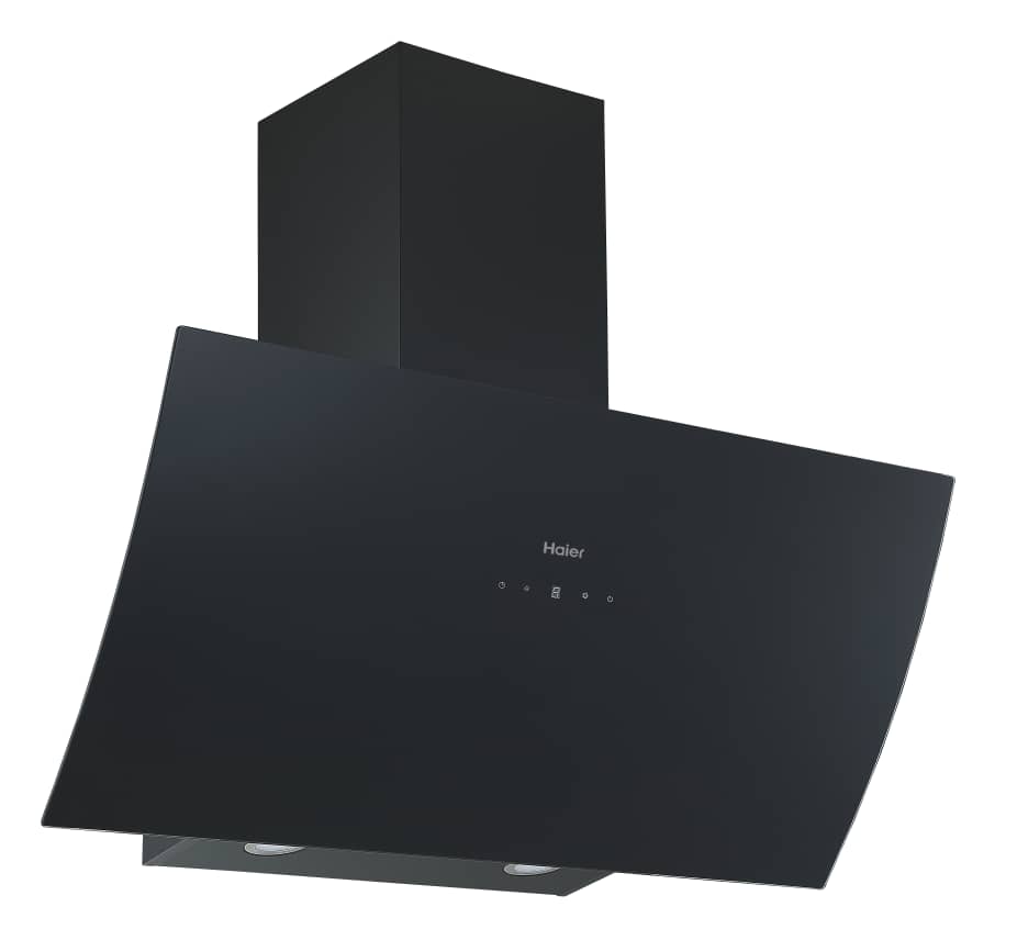 HOTTE DE CUISINE HAIER SENSOR 90X60 VERRE NOIR CHCS90TB12A90CM
