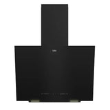 Hotte de cuisine BEKO 60X60 décorative inclinée noir BHCA62442BBH
