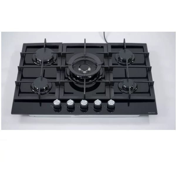 PLAQUE ELACTRON ENCASTRABLE 5FEUX 90X60 A GAZ MIRROIR BL045