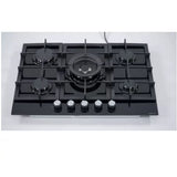 PLAQUE ELACTRON ENCASTRABLE 5FEUX 90X60 A GAZ MIRROIR BL045