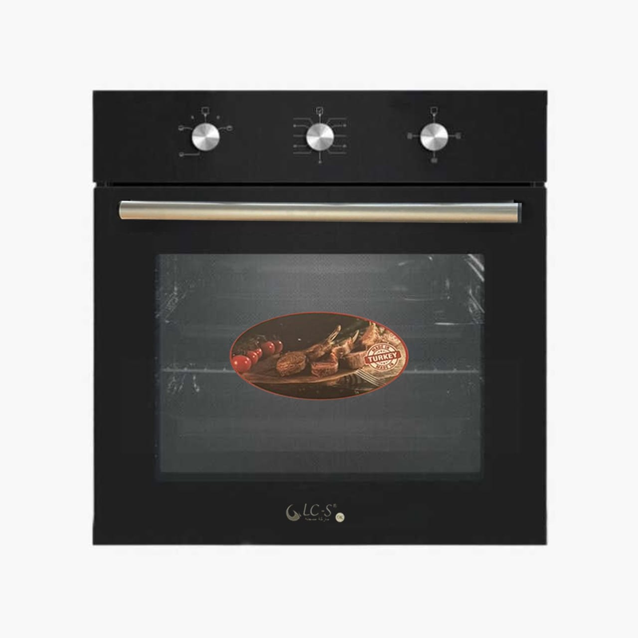 Four LCS encastrable 60X60 à gaz noir NGB2BL