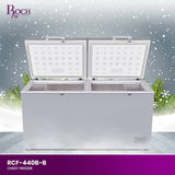 Congélateur ROCH horizontal 2 portes 440 litres gris RCF440B