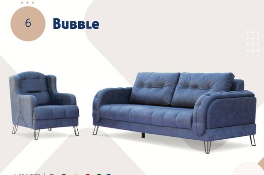 SALON CANAPE 7PLACES COULEUR AU CHOIX BUBBLE