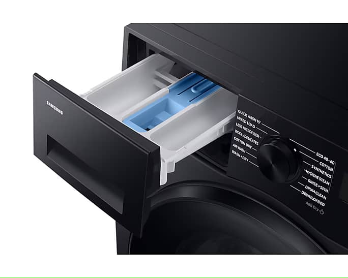 Machine à laver SAMSUNG 11KG/6KG séchage noir WD11DG5B15BBEU