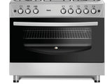 Cuisinière FERRE 5feux 90X60 à gaz gris F9P50G2-DI
