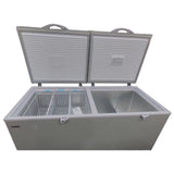 CONGELATEUR FINIX HORIZONTAL 2PORTES COFFRE 830LITRES GRIS XF650