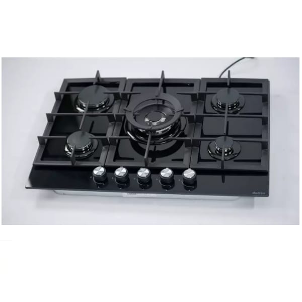 PLAQUE ELACTRON ENCASTRABLE 5FEUX 90X60 A GAZ MIRROIR BL045