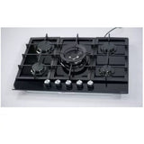 PLAQUE ELACTRON ENCASTRABLE 5FEUX 90X60 A GAZ MIRROIR BL045