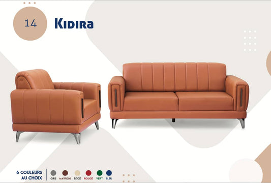 SALON CANAPE 7PLACES COULEUR AU CHOIX KIDIRA COSMO
