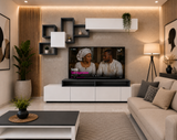 Table TV Moderne 2m40 + Table Basse