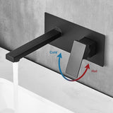 Robinet Mural Mitigueur Pour Salle De Bain - Noir