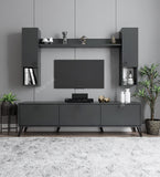 Meuble TV Gris Sombre - 2M