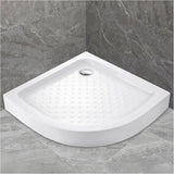 Receveur de douche antidérapant blanc