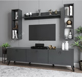 Meuble TV Gris Sombre - 2M