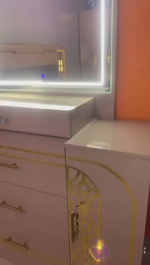 CHAMBRE A COUCHER 6BATTANTS 5PIECES