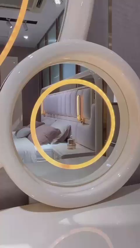 CHAMBRE A COUCHER 6BATTANTS 5PIECES BEIGE