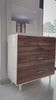 CHAMBRE A COUCHER 6BATTANTS 5PIECES BLANC MARRON