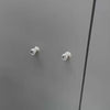 Pommeau de douche Gris effet pluie avec douchette à main, pommeau de douche haute pression de 30 cm avec bouton de commande à 4 fonctions, douchette à main à 3 jets avec support et flexible, pommeau de douche cascade anti-fuite